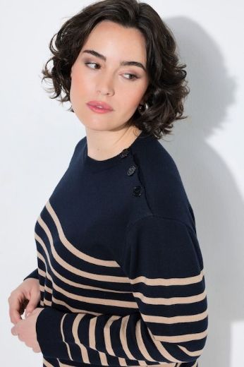 Moda za polnejše Pulover dugih rukava plus velikost, xxl, Ulla Popken in Johann Popken (JP1880)