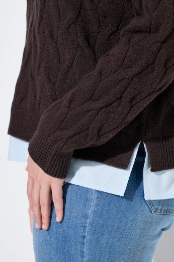 Moda za polnejše Pulover dugih rukava plus velikost, xxl, Ulla Popken in Johann Popken (JP1880)