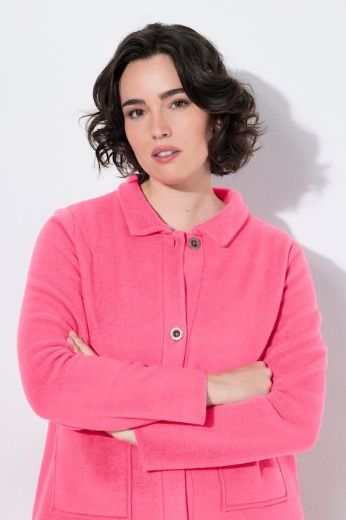 Moda za polnejše Jakna lagana na kopčanje plus velikost, xxl, Ulla Popken in Johann Popken (JP1880)