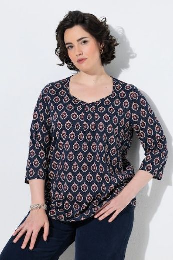 Moda za polnejše Majica 3/4 rukava plus velikost, xxl, Ulla Popken in Johann Popken (JP1880)