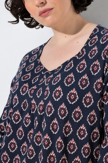 Moda za polnejše Majica 3/4 rukava plus velikost, xxl, Ulla Popken in Johann Popken (JP1880)