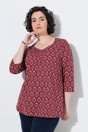 Moda za polnejše Majica 3/4 rukava plus velikost, xxl, Ulla Popken in Johann Popken (JP1880)