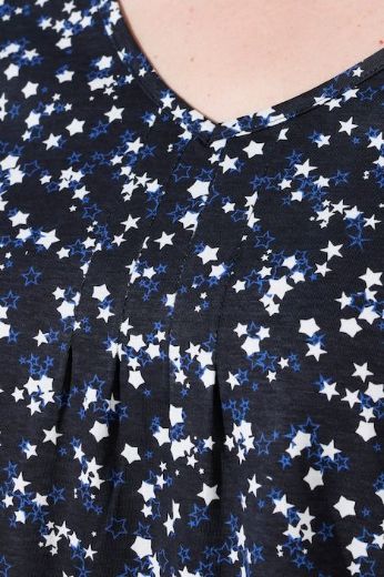 Moda za polnejše Majica dugih rukava V ovratnika plus velikost, xxl, Ulla Popken in Johann Popken (JP1880)