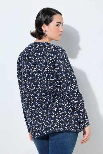 Moda za polnejše Majica dugih rukava V ovratnika plus velikost, xxl, Ulla Popken in Johann Popken (JP1880)