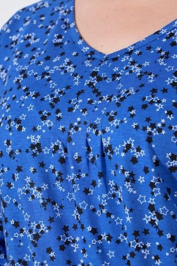Moda za polnejše Majica dugih rukava V ovratnika plus velikost, xxl, Ulla Popken in Johann Popken (JP1880)