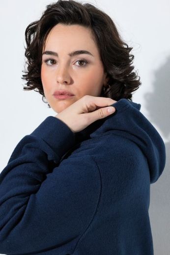 Moda za polnejše Majica dugih rukava s kapuljačom plus velikost, xxl, Ulla Popken in Johann Popken (JP1880)