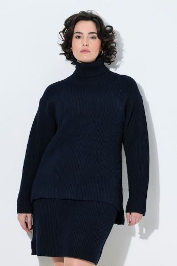 Moda za polnejše Pulover dugih rukava povišenog ovratnika plus velikost, xxl, Ulla Popken in Johann Popken (JP1880)