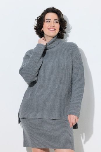 Moda za polnejše Pulover dugih rukava povišenog ovratnika plus velikost, xxl, Ulla Popken in Johann Popken (JP1880)
