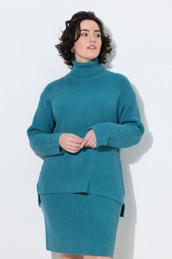 Moda za polnejše Pulover dugih rukava povišenog ovratnika plus velikost, xxl, Ulla Popken in Johann Popken (JP1880)