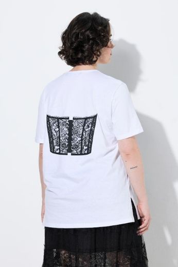 Moda za polnejše Majica kratkih rukava plus velikost, xxl, Ulla Popken in Johann Popken (JP1880)