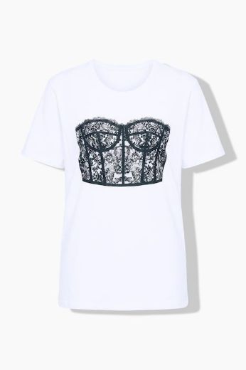 Moda za polnejše Majica kratkih rukava plus velikost, xxl, Ulla Popken in Johann Popken (JP1880)