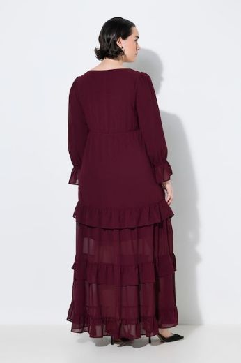 Moda za polnejše Haljina maxi dugih rukava plus velikost, xxl, Ulla Popken in Johann Popken (JP1880)