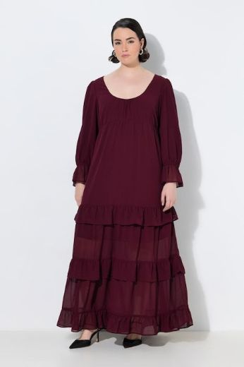 Moda za polnejše Haljina maxi dugih rukava plus velikost, xxl, Ulla Popken in Johann Popken (JP1880)