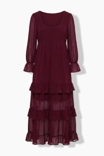 Moda za polnejše Haljina maxi dugih rukava plus velikost, xxl, Ulla Popken in Johann Popken (JP1880)