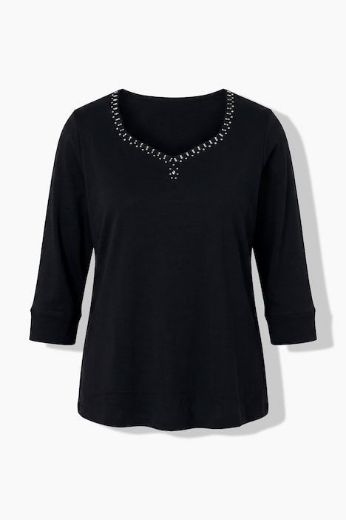 Moda za polnejše Majica 3/4 rukava plus velikost, xxl, Ulla Popken in Johann Popken (JP1880)