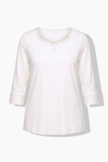 Moda za polnejše Majica 3/4 rukava plus velikost, xxl, Ulla Popken in Johann Popken (JP1880)