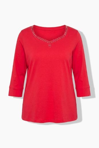 Moda za polnejše Majica 3/4 rukava plus velikost, xxl, Ulla Popken in Johann Popken (JP1880)