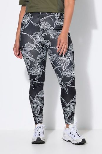 Moda za polnejše Tajice cvjetnog uzorka plus velikost, xxl, Ulla Popken in Johann Popken (JP1880)