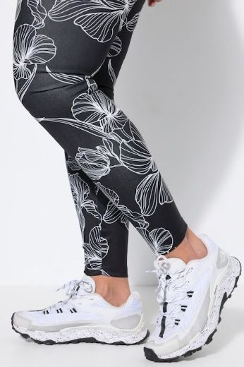Moda za polnejše Tajice cvjetnog uzorka plus velikost, xxl, Ulla Popken in Johann Popken (JP1880)