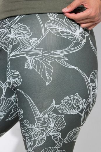Moda za polnejše Tajice cvjetnog uzorka plus velikost, xxl, Ulla Popken in Johann Popken (JP1880)