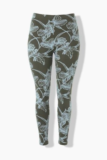 Moda za polnejše Tajice cvjetnog uzorka plus velikost, xxl, Ulla Popken in Johann Popken (JP1880)
