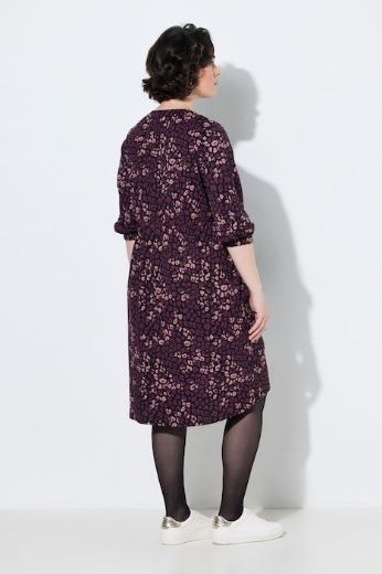 Moda za polnejše Haljina 3/4 rukava V ovratnika plus velikost, xxl, Ulla Popken in Johann Popken (JP1880)