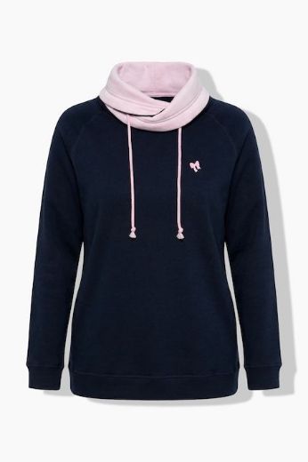 Moda za polnejše Majica dugih rukava povišenog ovratnika plus velikost, xxl, Ulla Popken in Johann Popken (JP1880)