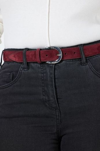 Moda za polnejše Remen od brušene kože plus velikost, xxl, Ulla Popken in Johann Popken (JP1880)