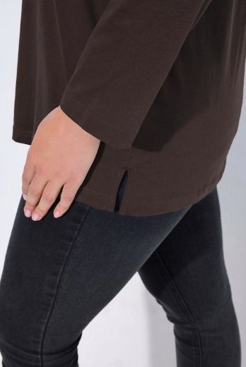 Moda za polnejše Majica Basic dugi rukavi plus velikost, xxl, Ulla Popken in Johann Popken (JP1880)