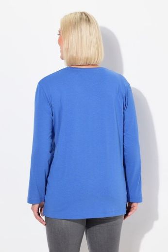 Moda za polnejše Majica Basic dugi rukavi plus velikost, xxl, Ulla Popken in Johann Popken (JP1880)