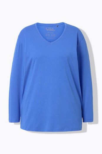 Moda za polnejše Majica Basic dugi rukavi plus velikost, xxl, Ulla Popken in Johann Popken (JP1880)