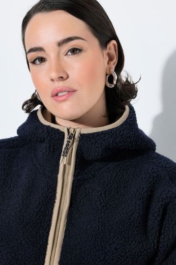 Moda za polnejše Jakna s kapuljačom od flisa plus velikost, xxl, Ulla Popken in Johann Popken (JP1880)