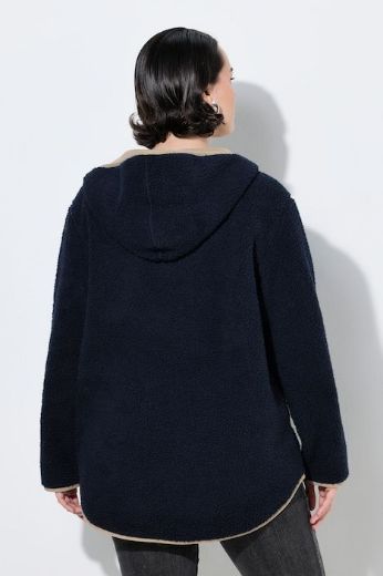 Moda za polnejše Jakna s kapuljačom od flisa plus velikost, xxl, Ulla Popken in Johann Popken (JP1880)
