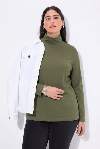 Moda za polnejše Majica rol ovratnik plus velikost, xxl, Ulla Popken in Johann Popken (JP1880)
