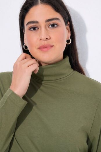 Moda za polnejše Majica rol ovratnik plus velikost, xxl, Ulla Popken in Johann Popken (JP1880)