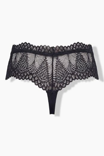 Moda za polnejše Gaćice tange 3 komada plus velikost, xxl, Ulla Popken in Johann Popken (JP1880)