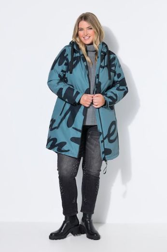 Moda za polnejše Jakna funkcionalna s printom plus velikost, xxl, Ulla Popken in Johann Popken (JP1880)