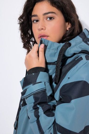 Moda za polnejše Jakna funkcionalna s printom plus velikost, xxl, Ulla Popken in Johann Popken (JP1880)