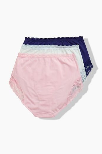 Moda za polnejše Gaćice maxi 3 komada plus velikost, xxl, Ulla Popken in Johann Popken (JP1880)