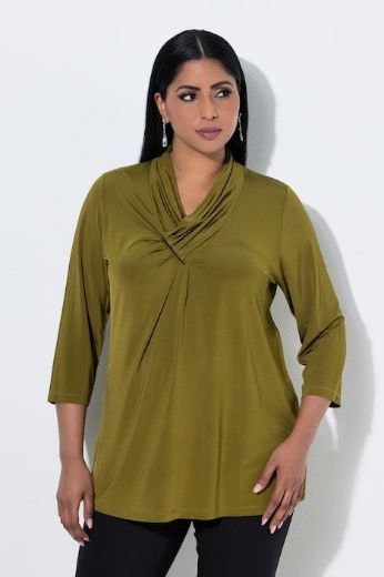 Moda za polnejše Majica elegantna  3/4 rukavi plus velikost, xxl, Ulla Popken in Johann Popken (JP1880)