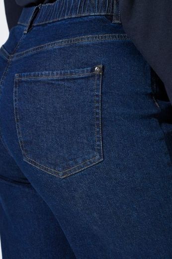 Moda za polnejše Traperice širokih nogavica s podvrnutim rubom i udobnim strukom plus velikost, xxl, Ulla Popken in Johann Popken (JP1880)