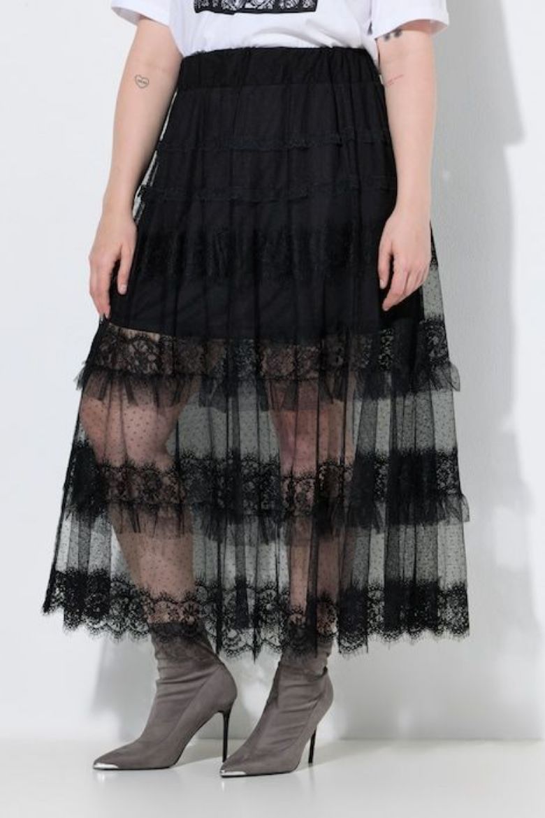 Moda za polnejše Suknja maxi elastičnog struka plus velikost, xxl, Ulla Popken in Johann Popken (JP1880)
