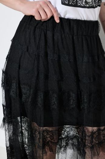 Moda za polnejše Suknja maxi elastičnog struka plus velikost, xxl, Ulla Popken in Johann Popken (JP1880)