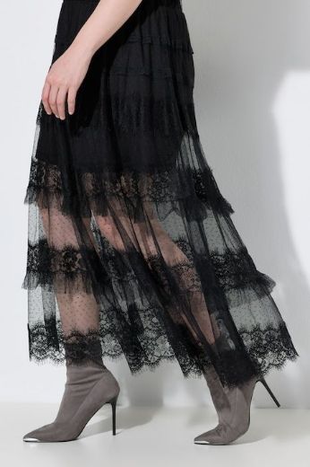 Moda za polnejše Suknja maxi elastičnog struka plus velikost, xxl, Ulla Popken in Johann Popken (JP1880)