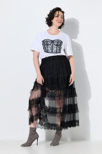 Moda za polnejše Suknja maxi elastičnog struka plus velikost, xxl, Ulla Popken in Johann Popken (JP1880)