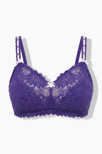 Moda za polnejše Grudnjak bez žice s ukrasnom čipkom plus velikost, xxl, Ulla Popken in Johann Popken (JP1880)
