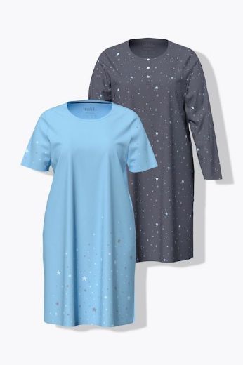 Moda za polnejše Spavaćica 2 komada plus velikost, xxl, Ulla Popken in Johann Popken (JP1880)