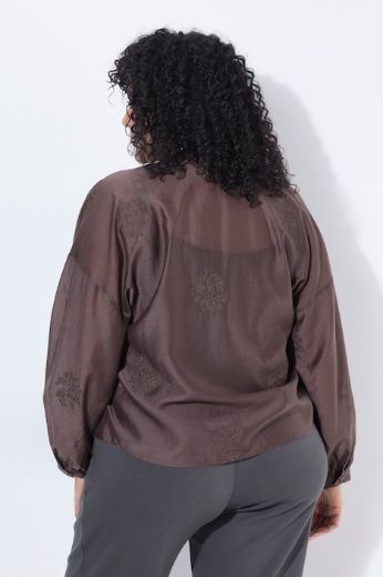 Moda za polnejše Bluza dugih rukava plus velikost, xxl, Ulla Popken in Johann Popken (JP1880)