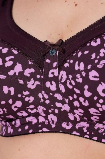 Moda za polnejše Grudnjak s leopard uzorkom plus velikost, xxl, Ulla Popken in Johann Popken (JP1880)