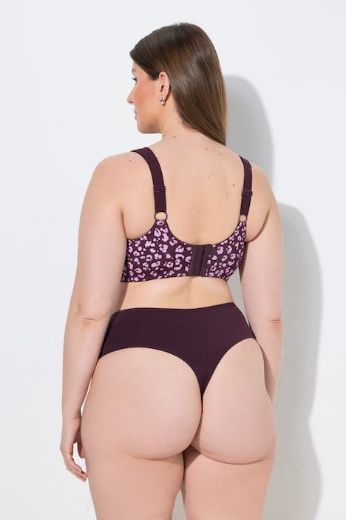 Moda za polnejše Grudnjak s leopard uzorkom plus velikost, xxl, Ulla Popken in Johann Popken (JP1880)